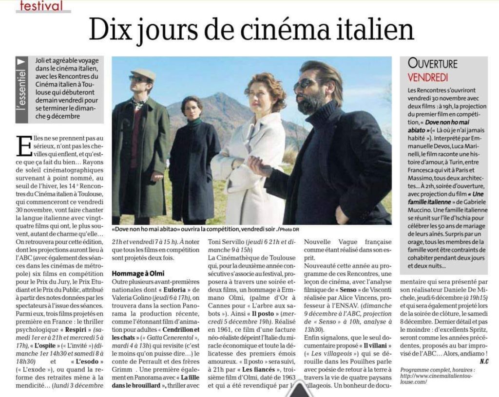 Dix jours de cinéma italien