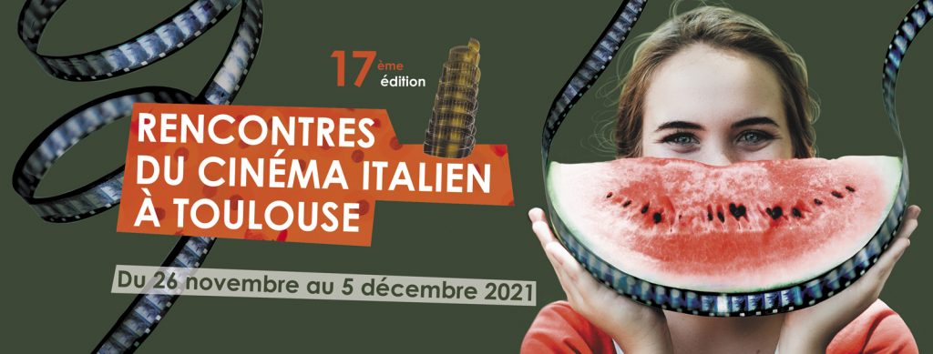 Voici notre nouvelle affiche pour la 17ème édition des Rencontres du Cinéma Italien à Toulouse