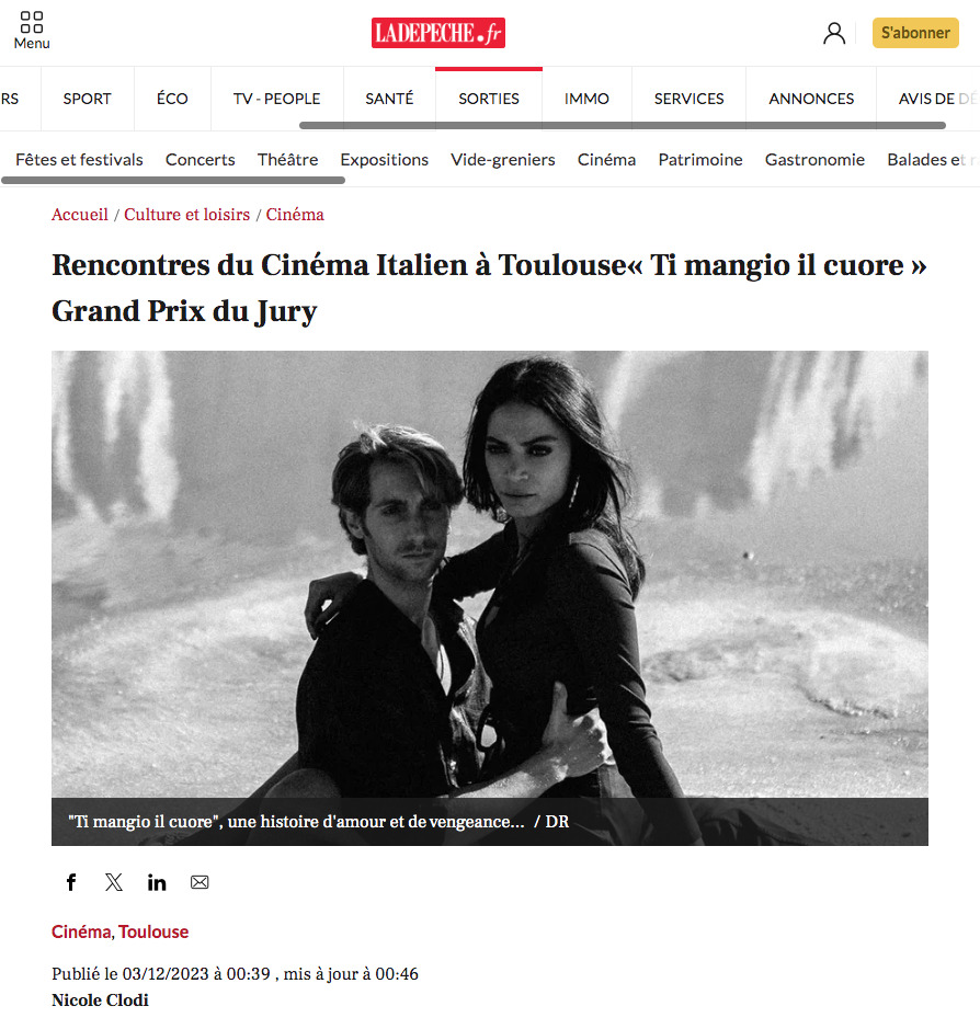 Vendetta dans les Pouilles aux Rencontres du cinéma italien de Toulouse